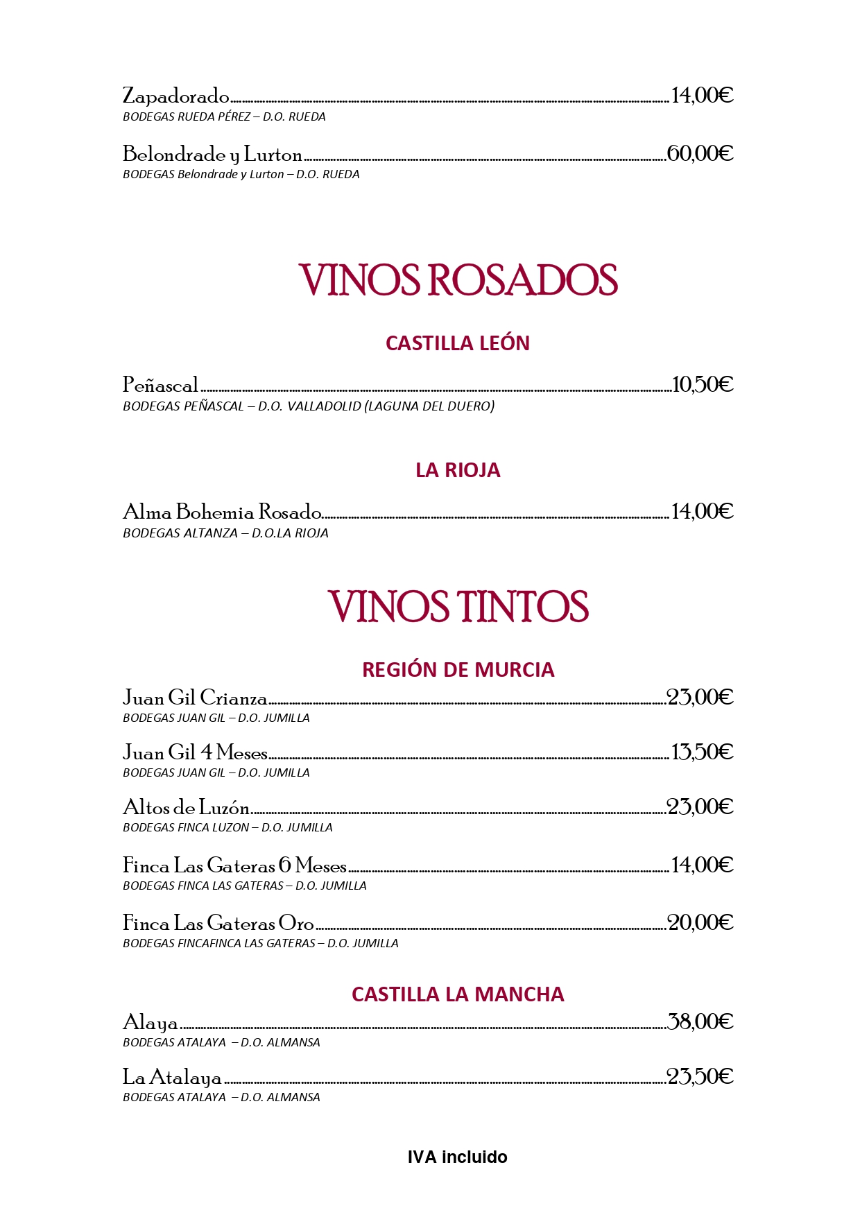 Rosados