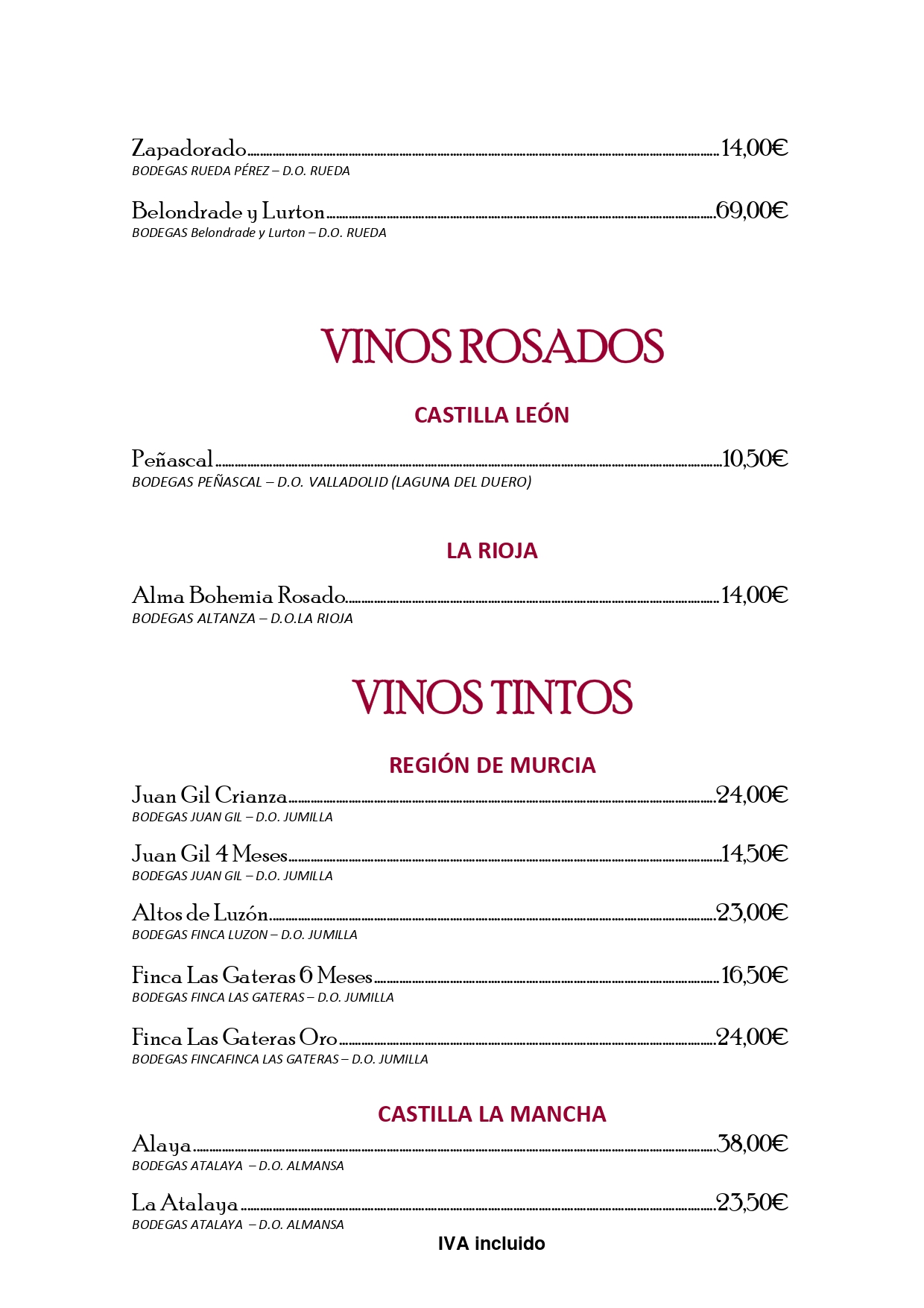 Rosados